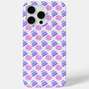 Happy Birthday Holiday pattern iPhone 15 Pro Max Case
