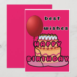 happy birthday invitation