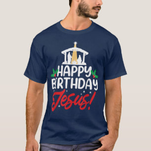 Happy Birthday Jesus Christian Religious  T-Shirt