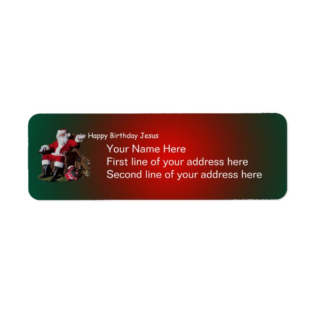 HAPPY BIRTHDAY JESUS CHRISTMAS (Front)