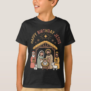 Happy Birthday Jesus Christmas Christian Outfit To T-Shirt