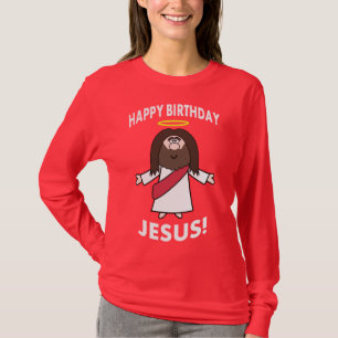 Happy Birthday Jesus Christmas Xmas Sweater Jumper