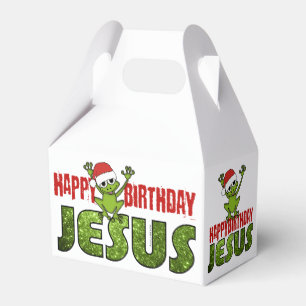 Happy Birthday Jesus Favor Box