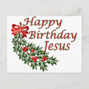Happy Birthday Jesus Postcard