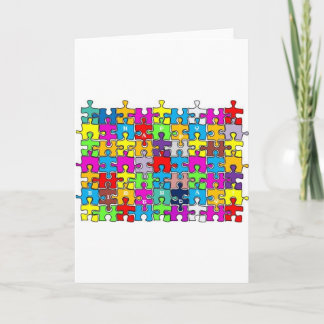 Happy birthday jigsaw card