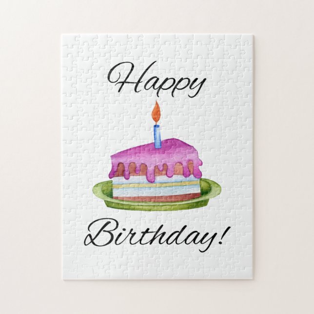 Happy Birthday! Jigsaw Puzzle (Vertical)