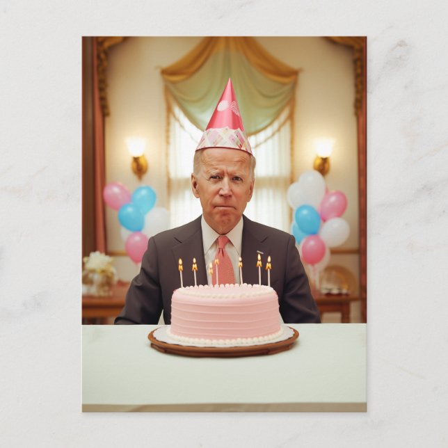 Happy Birthday Joe Postcard (Front)