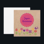 Happy Birthday | Joyeux Anniversaire Card<br><div class="desc">Birthday Greetings in French</div>