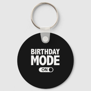 Happy birthday keychain
