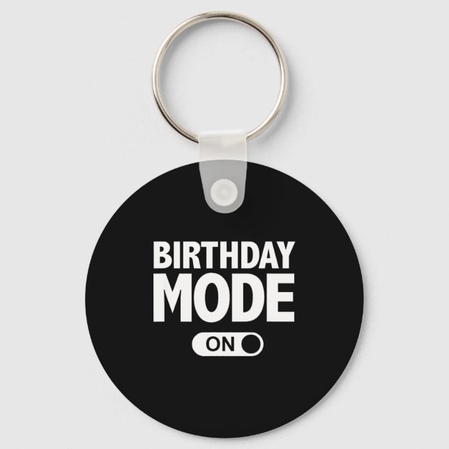 Happy birthday  keychain (Front)