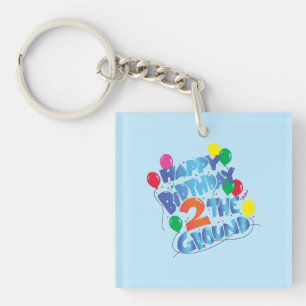 Happy Birthday Keychain