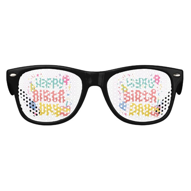 Happy Birthday Kids Sunglasses (Front)
