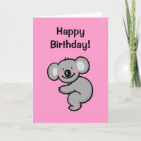 Happy birthday (koala bear)