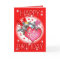 Happy Birthday Koala Hearts Greeting Card w/Words