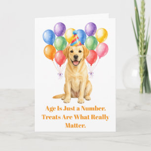 Happy Birthday Labrador Dog Pet Party Card