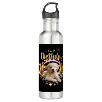 Happy Birthday Labrador Retriever 710 Ml Water Bottle