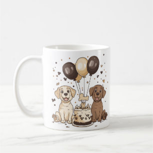 Happy Birthday Labrador Retriever Dogs Coffee Mug