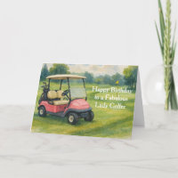 Happy Birthday Lady Golfer