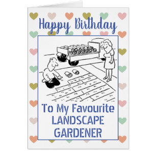 Happy Birthday Landscape Gardener