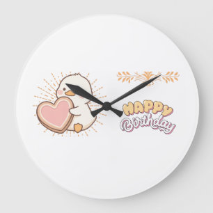 HAPPY BIRTHDAY  LARGE CLOCK