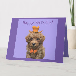 "Happy Birthday" large Personalize Dog Pet  Card