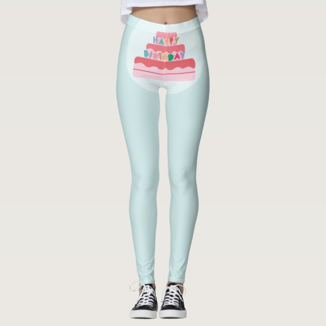 Happy Birthday Leggings (Front)