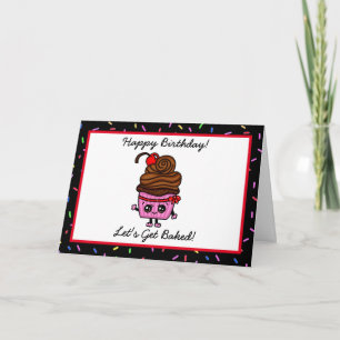 Happy Birthday, Let's Get Baked Card