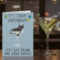 Happy Birthday Let's Get Drunk and Judge People