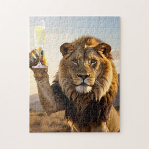 Happy Birthday Lion - Congratulations - Jigsaw Puzzle