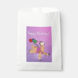 Happy Birthday Llama Favour Bag