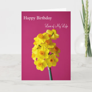 Happy Birthday Love of My Life Card