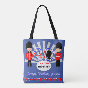 Happy Birthday Ma'am Queen Elizabeth II 90th Tote Bag