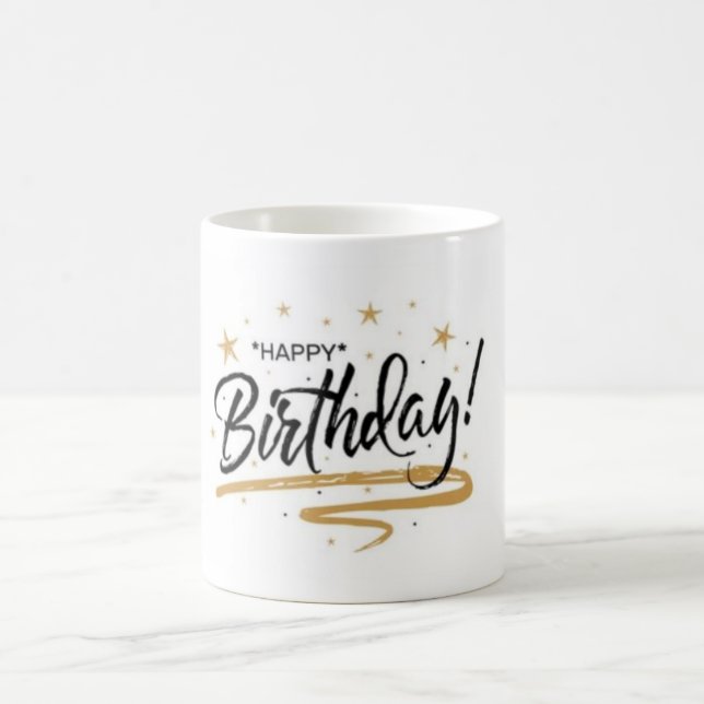 Happy birthday  magic mug (Center)