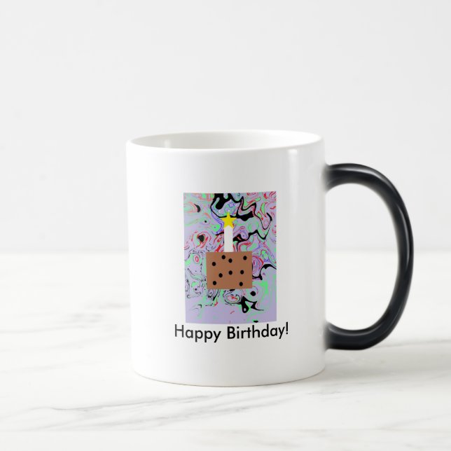 Happy Birthday Magic Mug (Right)