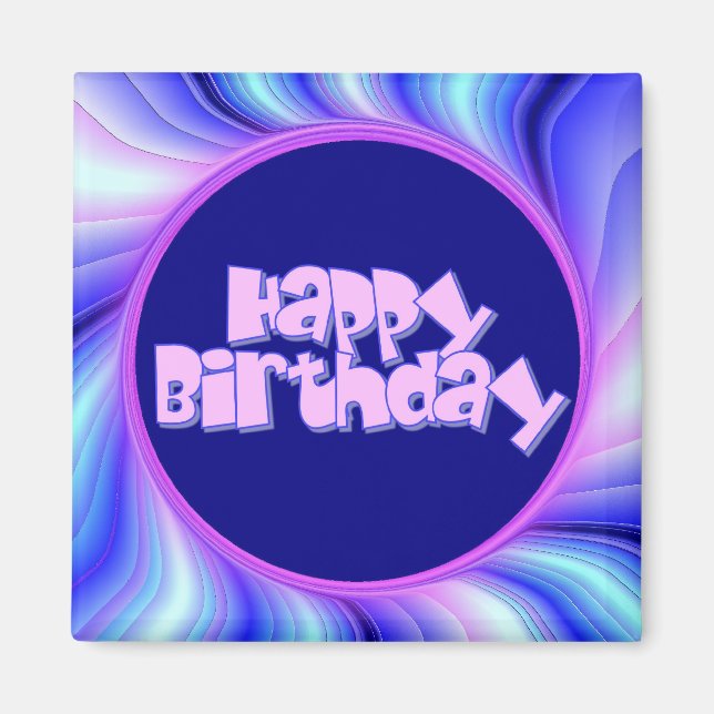 Happy Birthday Magnet (Front)