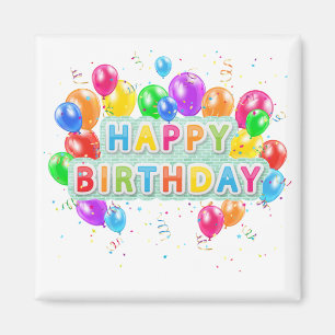 Happy Birthday Magnet