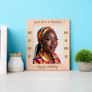 Happy birthday mama personalized etched frames