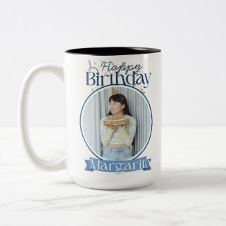 Happy Birthday Margarita Mug | Custom Name photo 