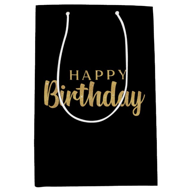 Happy Birthday Medium Gift Bag (Front)