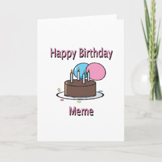 Happy Birthday Meme French Birthday Design Card