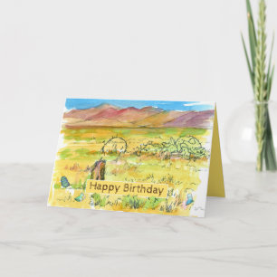 Happy Birthday Metal Detecting Desert Treasures Card
