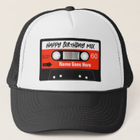 Happy Birthday Mixtape Red Cassette Customized
