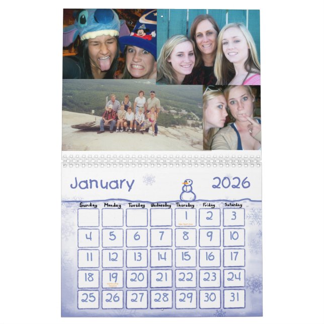 Happy Birthday, Mom! Calendar (Jan 2026)