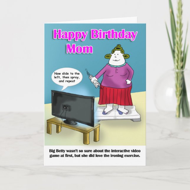 Happy Birthday Mom Card (Front)