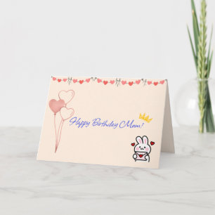 Happy Birthday Mom Card