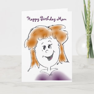 Happy Birthday Mom Card