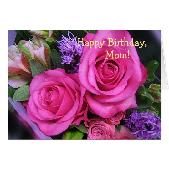 "Happy Birthday, Mom" Card