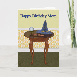 Happy Birthday Mom Pagan Greeting Card