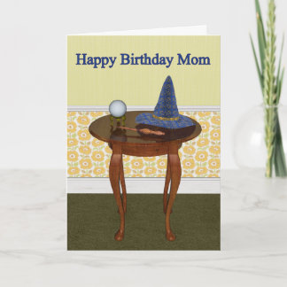 Happy Birthday Mom Pagan Greeting Card