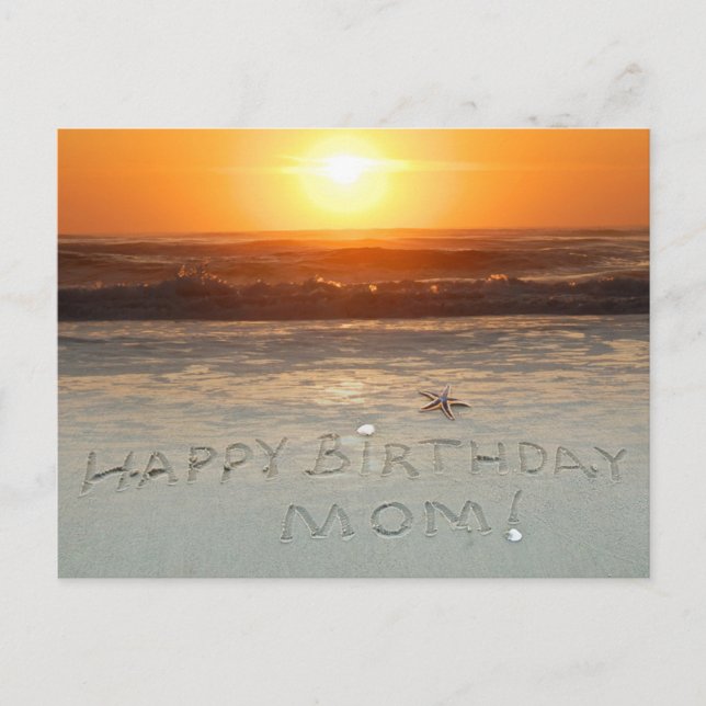 Happy Birthday, Mom! Postcard (Front)